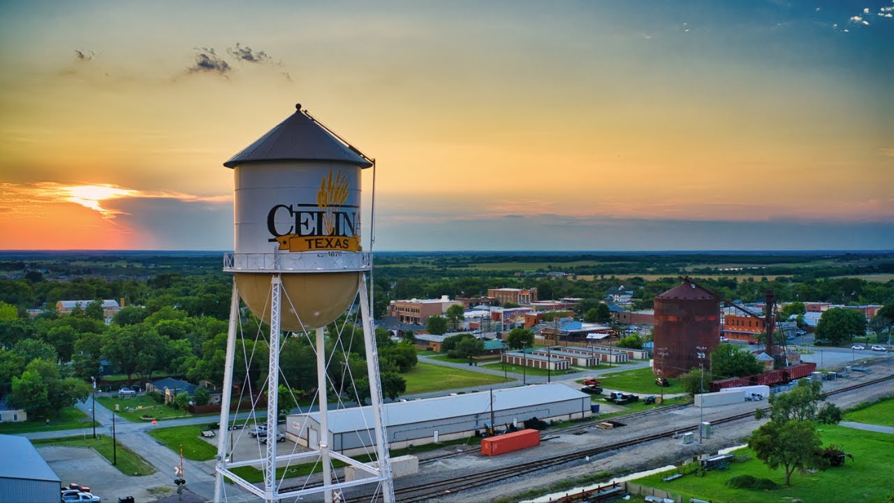 Celina Texas Watertower, landscape and hardscape services
